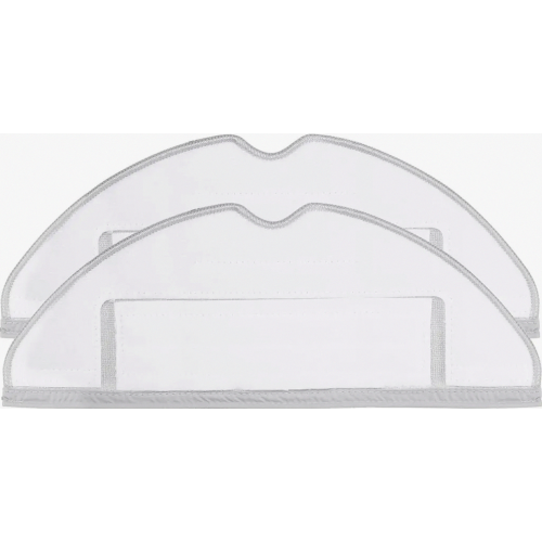 Replacement Mop Cloths for Robot Vacuum Cleaners, Microfibre Floor Cleaning Pads, 2 Pack, Grey 1