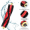 2 Piece Silicone Main Brushes for Robot Vacuum Cleaners, Washable Replacement Set, Removable Design 2