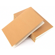 10 Pack A5 Blank Notebooks, Kraft Cover Sketchbooks and Journals for School, Office and Travel