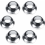 6 Pack Heat Resistant Pot Lid Knobs, Universal Replacement Handles for Pots, Pans and Cookware Kitchen Use 3
