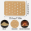 100 Pack Rectangular Parchment Paper Liners for Air Fryer, 20.5 x 14 cm Disposable Baking Sheets 2