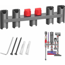 Supporto e organizer da parete per accessori con 9 scomparti, compatibile con aspirapolvere V7, V8, V10 e V11.