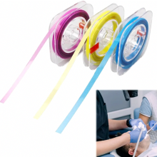 rotoli di strisce per la lucidatura dentale, nastro per la pulizia interdentale, rimozione di placca e macchie, 4 mm x 6 m