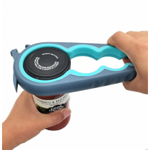 Apribottiglie, apri barattoli, apri coperchi, apribottiglie e apri lattine con linguetta, ideale per anziani e persone con artrite, con impu