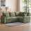 Homcom (Grey) HOMCOM 228cm L Shaped Sofa 3-Seater Sectional Sofa with Storage 1