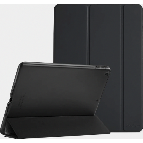 Capa protetora para tablet de 9,7 polegadas, compatível com modelos de 5ª e 6ª geração, Smart Cover, preta.