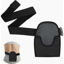 Cinta de suporte para estoma à prova d'água com capa protetora em formato de U e alça ajustável para colostomia, ileostomia e urostomia.