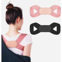 Conjunto com 2 corretores de postura para as costas, suporte ajustável para a parte superior das costas, para homens e mulheres, ajuste conf