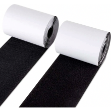 Fita adesiva industrial com fecho de velcro, extra forte, 10 cm de largura x 1,5 m de comprimento, rolo preto