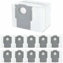 12 Sacos de Pó de Substituição para Estações de Aspiração Robótica Q5, Q5 Pro, Q7, Q7 Max, Q7 Max+, Q8 Max e S8 Pro Ultra