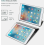 Capa protetora para tablet de 9,7 polegadas, compatível com modelos de 5ª e 6ª geração, Smart Cover, preta. 5