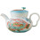 Hand-Painted Flowers Ceramic Teapot with Spherical Filter 1