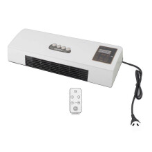 1800W väggmonterad luftkonditioneringsvärmare elektrisk värmemaskin PTC värmevärmare med fjärrkontrolltimer för sovrum badrum engelsk version