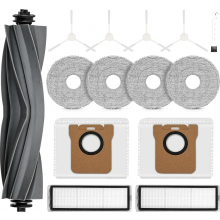 14 Piece Robot Vacuum Replacement Kit with 4 Mop Pads, 4 Side Brushes, 2 Dust Bags, 2 HEPA Filters and Main Brush
