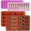 4 Piece Silicone Cereal Bar Mould Set, Reusable Rectangular Chocolate Moulds for Energy Bars and Biscuit Sticks 1
