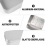 Travel Soap Boxes 2 Pack, Aluminium Soap Cases with Drainage Racks, Waterproof and Rust Resistant Storage 2