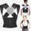 Posture Corrector for Men and Women, Adjustable Breathable Back and Shoulder Support Brace, Medium 1