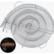 Cold Smoke Generator, Stainless Steel Smoking Maze with Handle for BBQ Food Smokers and Smoker Ovens