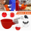 Automatic Chicken Waterer Set with Drill, Poultry Drinker Cups for Chickens, Ducks, Geese and Pigeons 2