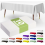 Disposable Plastic Tablecloths, 10 Pack, 137.2 x 274.3 cm, White Rectangular Covers for Parties, Leak Resistant 1