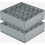 2 Pack Sock and Underwear Storage Boxes, 24 Compartments, Foldable Fabric Drawer Organisers, Grey 1