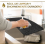 Rectangular Felt Placemats, Anthracite, 12 Pack, Washable, 44 x 32 cm, Table and Glass Coasters 4