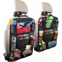 2er-Pack Auto-Rücksitz-Organizer für Kinder, schmutzabweisende Aufbewahrungstaschen für Spielzeug