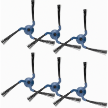 6er-Pack Ersatz-Seitenbürsten, kompatibel mit dem X10 Pro Omni Saugroboter, Kantenreinigungsset