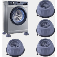 4er-Pack Fußpads für Waschmaschinen, Antivibrations- und rutschfeste Matten für Waschmaschinen, Trockner, Kühlschränke und Tische