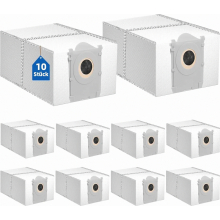 10er-Packung 4-Liter-Aktivkohle-Staubbeutel für X8 Pro Omni, X9 Pro Omni, T30C, T50 Pro Omni Saugroboter