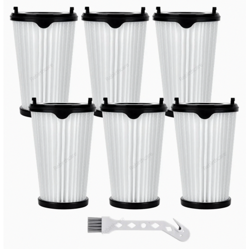 6er-Pack Ersatzfilter für Akku-Staubsauger, Staubfiltration, einfache Installation