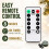 100m 1000 LED Cold White Fairy String Lights Green Wire Remote Timer 8 Modes Dimmable 2