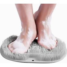 Silikon-Fußwaschbürste für Dusche und Badewanne, Peeling-Fußbürste und Massagegerät für die tägliche Fußpflege