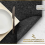 Rectangular Felt Placemats, Anthracite, 12 Pack, Washable, 44 x 32 cm, Table and Glass Coasters 2