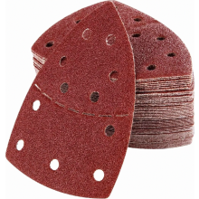 Schleifdreiecke 105 x 152 mm, 60 Stück, verschiedene Körnungen P40, P60, P80, P120, P180 für Detailschleifer