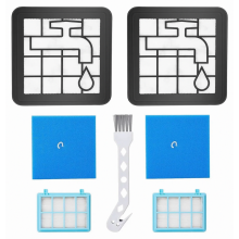 Set van 2 vervangingsfilters, compatibel met de stofzuigers FC9331, FC8010, FC9332, FC9329 en FC9555 zonder stofzak.