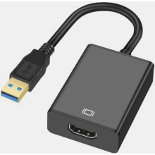 USB 3.0 en 2.0 naar HDMI-adapter, 1080p video- en audioconverter voor pc, laptop, projector, HDTV, compatibel met Windows 7 en 8.