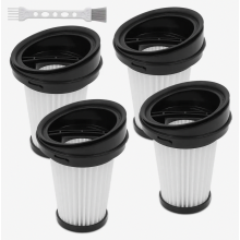 Vervangende stofzuigerfilters voor VCH9829 VCH9832 VCH9629 VCH9630 VCH9631 VCH9632, 4 stuks