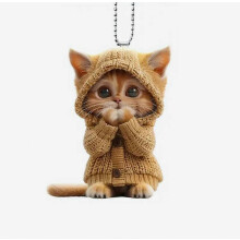 Acrylic Cat Pendant Ornament
