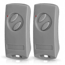 2pack Garage Door Opener Remote Control for EcoStar RSE2-433, RSC2-433, RSZ1-433, Handheld Transmitter 433MHz