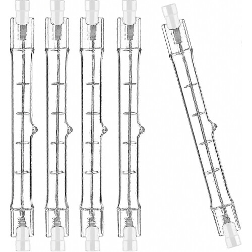 5pcs R7S Halogen Lamp 78mm 80W Dimmable Bulb 230V