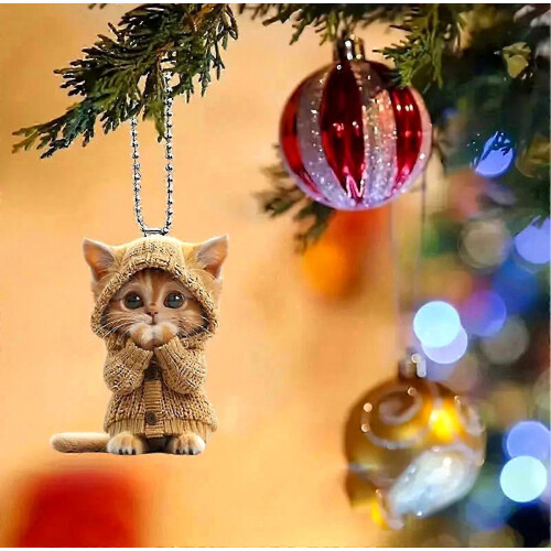 Acryl kattenhangertje 2