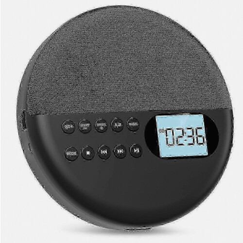 Επαναφορτιζόμενο CD player με Bluetooth και ενσωματωμένα ηχεία με τεχνολογία οθόνης