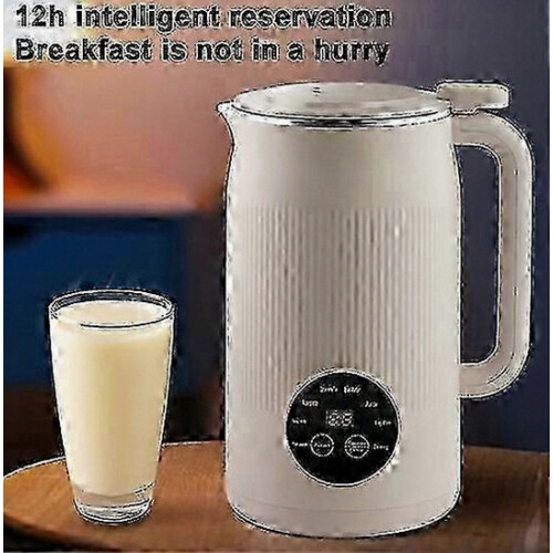 1200ml Automatic Nut Milk Maker with Self-Cleaning Function - 8 Programmes for Fresh Plant-Based Milk in Homes 1