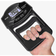 Tester di forza di presa, 396 libbre/180 kg Dinamometro manuale digitale Misuratore di forza di presa USB Schermo LCD Hand-E