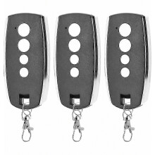 Set of 3 remote controls 433.92 MHz Compatible with King Gates Stylo 4K 4 channels for garage control Rolling Code remote control - 92M