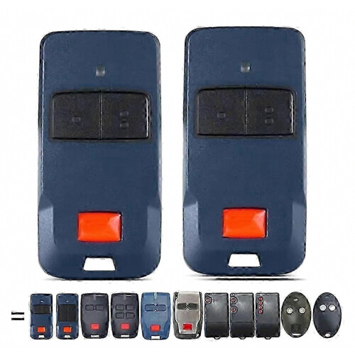 10-Pack 433.92MHz Rolling Code Garage Door Remote Control, 2-Button Handheld Transmitter, Compatible with BFT MITTO COOL C2 C4 Mitto2 M 2