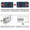 10-Pack 433.92MHz Rolling Code Garage Door Remote Control, 2-Button Handheld Transmitter, Compatible with BFT MITTO COOL C2 C4 Mitto2 M 5