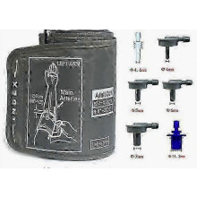 Extra große Manschette für Omron Blutdruckmessgerät 9, 21 Zoll, 22, 53 cm (9, 21 Zoll), bequeme Passform für größere Arme, Universalgrö