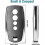 Σετ 3 τηλεχειριστηρίων 433,92 MHz Συμβατό με King Gates Stylo 4K 4 κανάλια για έλεγχο γκαρ 3